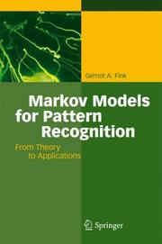 Cover of: Markov Models for Pattern Recognition: From Theory to Applications