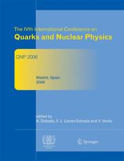 The IVth International Conference on Quarks and Nuclear Physics by Antonio Dobado