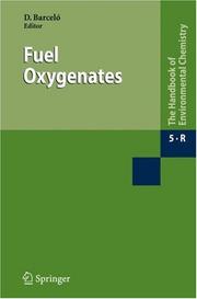 Cover of: Fuel Oxygenates (The Handbook of Environmental Chemistry) (The Handbook of Environmental Chemistry)