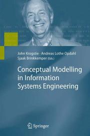 Cover of: Conceptual Modelling in Information Systems Engineering by 