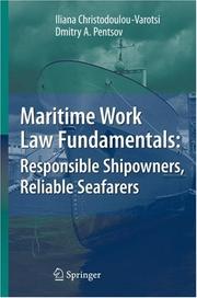 Maritime work law fundamentals by Iliana Christodoulou-Varotsi