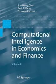Cover of: Computational Intelligence in Economics and Finance: Volume II