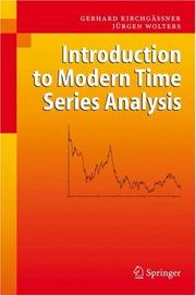 Cover of: Introduction to Modern Time Series Analysis | Gebhard KirchgГ¤ssner
