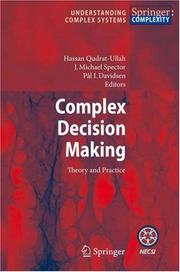 Cover of: Complex Decision Making: Theory and Practice (Understanding Complex Systems)