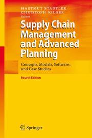 Cover of: Supply Chain Management and Advanced Planning by 