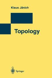 Cover of: Topology