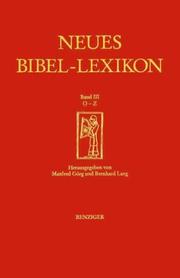 Cover of: Neues Bibel-Lexikon, 3 Bde., Bd.3, O-Z by Manfred Görg, Bernhard Lang