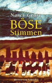 Cover of: Böse Stimmen. Roman. by Nancy Geary