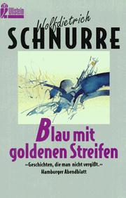 Cover of: Blau Mit Goldenen Streifen