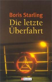Cover of: Die letzte Überfahrt.