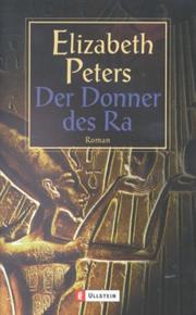 Cover of: Der Donner des Ra. by Elizabeth Peters