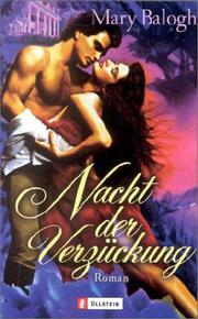 Cover of: Nacht der Verzückung. by Mary Balogh