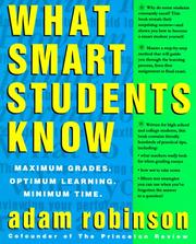 Cover of: What smart students know