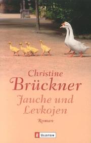 Cover of: Jauche und Levkojen. by Christine Brückner