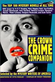 Cover of: The Crown crime companion by selected by the Mystery Writers of America ; annotated by Otto Penzler ; compiled by Mickey Friedman.