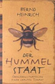 Cover of: Der Hummelstaat. Überlebensstrategien einer uralten Tierart.