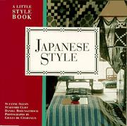 Cover of: Japanese style by Suzanne Slesin