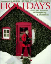 Cover of: Holidays | Martha Stewart Living Magazine