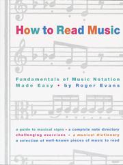 Cover of: How to Read Music by Roger Evans