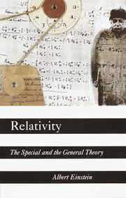 Cover of: Relativity by Albert Einstein, Albert Einstein