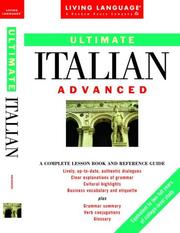 Cover of: Ultimate Italian: advanced