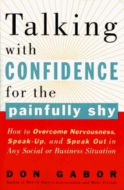 Cover of: Talking with confidence for the painfully shy