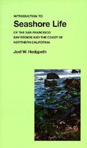 Cover of: Introduction to Seashore Life of the San Francisco Bay Region and the Coast of Northern California