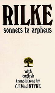Sonnets to Orpheus Bilingual Edition by Rainer Maria Rilke