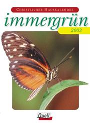 Cover of: immergrün 2003