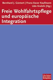 Cover of: Freie Wohlfahrtspflege und europäische Integration.