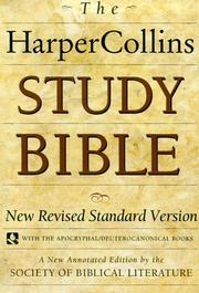 Cover of: The HarperCollins Study Bible  by Wayne A. Meeks