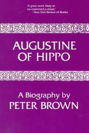 Cover of: Augustine of Hippo by Peter Brown