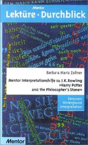 Cover of: Mentor-Interpretationshilfe zu J.K. Rowling "Harry Potter and the Philosopherś Stone"