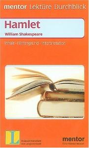 Cover of: Hamlet. Mit Materialien. Inhalt, Hintergrund, Interpretation. by William Shakespeare, Martin Neubauer, Christine Böck