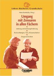 Cover of: Umgang mit Zensuren in allen Fächern.