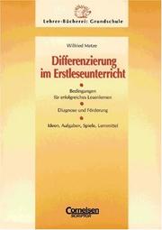 Cover of: Differenzierung im Erstleseunterricht.