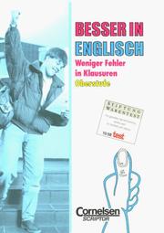 Cover of: Besser in Englisch, Weniger Fehler in Klausuren, Oberstufe
