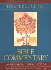Cover of: The HarperCollins Bible commentary by general editor, James L. Mays ; associate editors, Joseph  Blenkinsopp ... [et al.] ; with the Society of Biblical Literature.