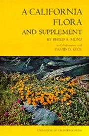Cover of: A California Flora and Supplement by Philip A. Munz, David D. Keck