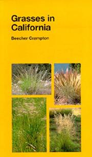 Cover of: Grasses in California. by Beecher Crampton