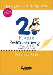 Cover of: Lernen, So klappt's!, neue Rechtschreibung, Rechtschreibung