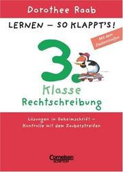 Cover of: 3. Klasse Rechtschreibung.