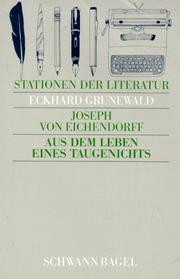 Cover of: Stationen der Literatur, Aus dem Leben eines Taugenichts