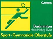 Cover of: Sport. Badminton. Gymnasiale Oberstufe.