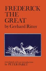 Cover of: Frederick the Great by Gerhard Ritter