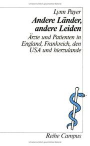 Cover of: Andere Länder, andere Leiden.