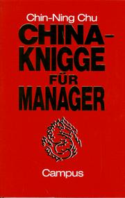 Cover of: China- Knigge für Manager.