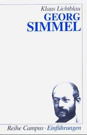 Cover of: Georg Simmel.