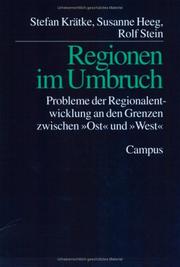 Cover of: Regionen im Umbruch.