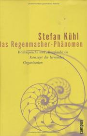 Cover of: Das Regenmacher- Phänomen.
